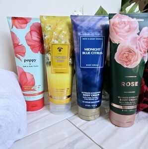 Body Cream Set of 4 Bath & Body Works Nwt